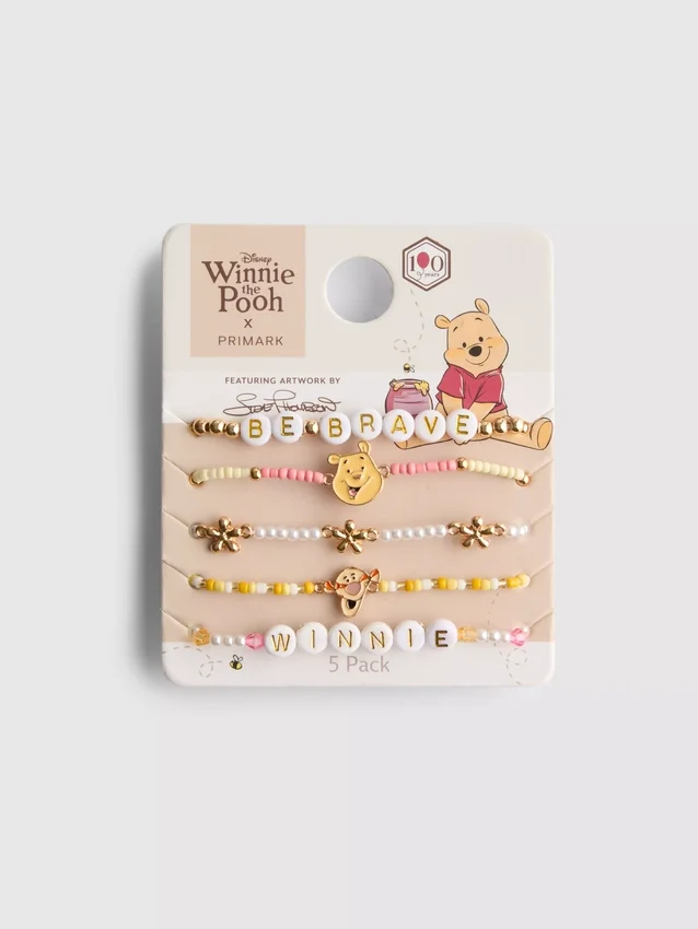 5 kpl:n Disney-Nalle Puh -helmirannekesetti