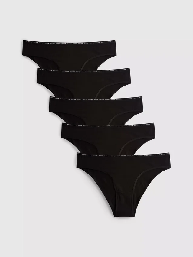 5pk Love to Lounge -puuvillapitoiset brasilialaiset alushousut