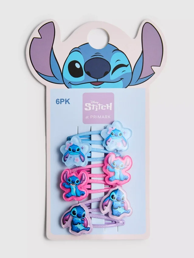 6 kpl Disneyn Stitch-klipsit