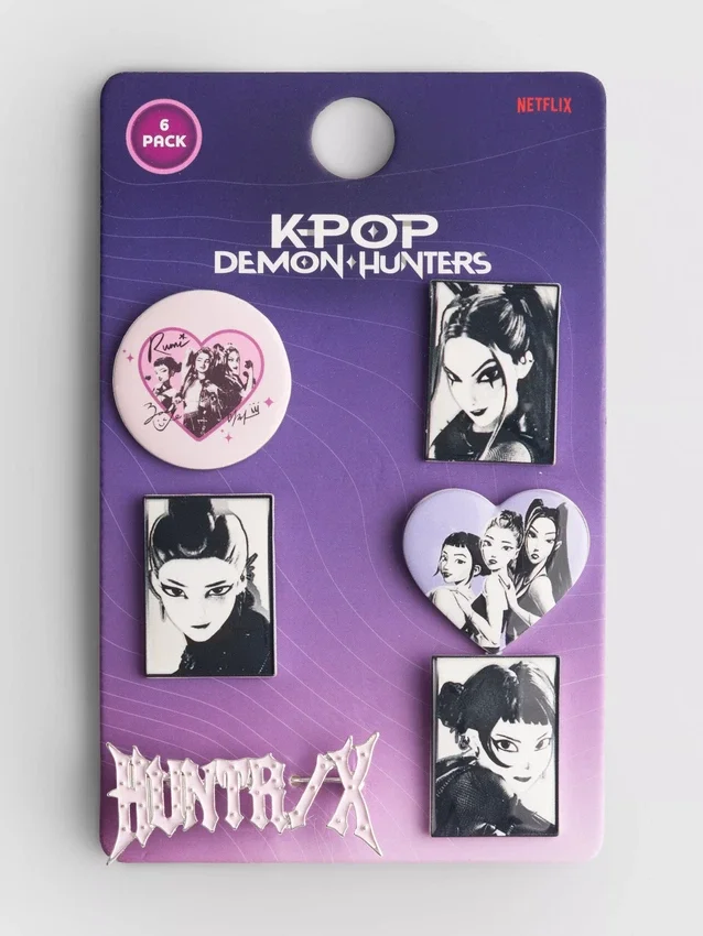 6 kpl K-pop-demon hunters -merkkejä