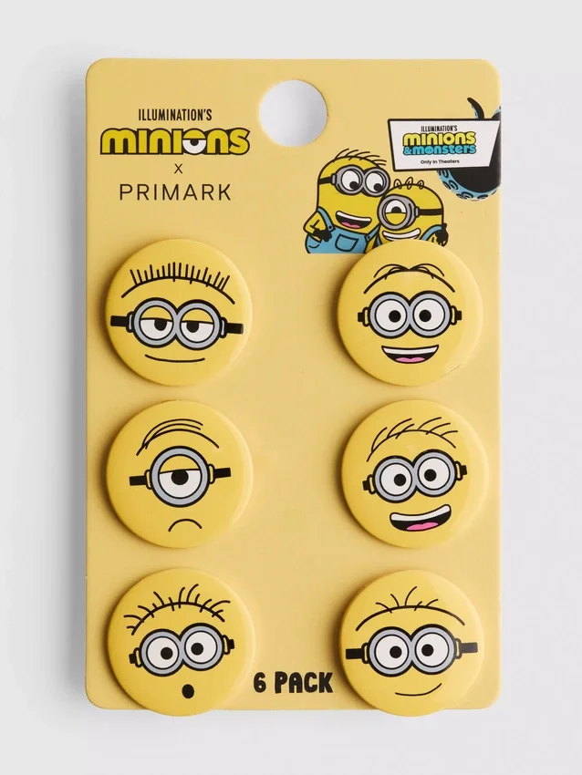 6 kpl Minions-nappia