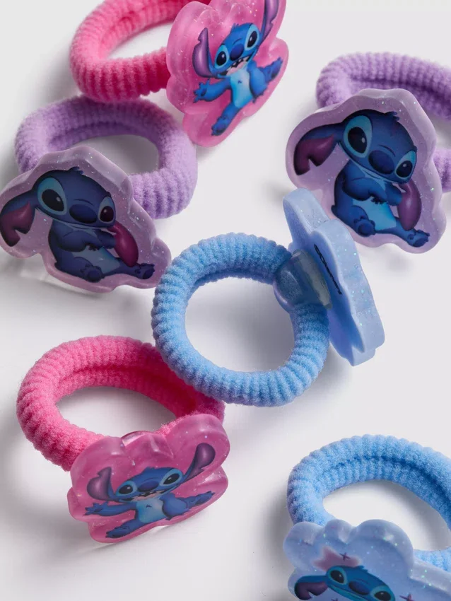 6 kpl:n pakkaus Disneyn Stitch-poninhäntäpidikkeitä