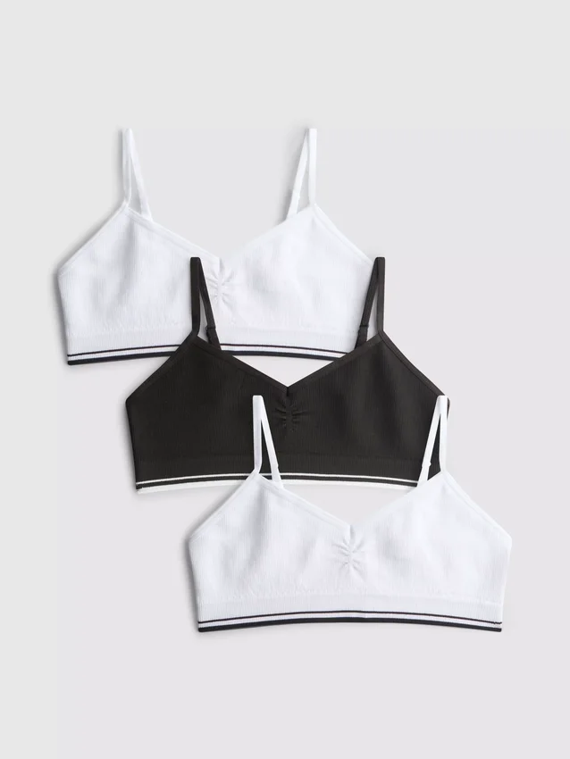 7–15 v. | 3 kpl ribbineuleisia crop-toppeja