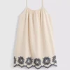 7–15 v. | brodeerattu cami-tyylinen smock-mekko