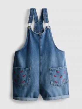 7–15 v. | brodeeratut denim-haalarit