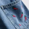 7–15 v. | brodeeratut denim-haalarit