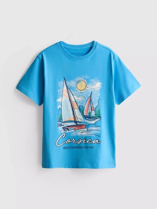 7–15 v. | Corsica-grafiikkat-kauluspaita