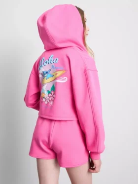 7–15 v. | Disneyn Stitch-vetoketjullinen huppari
