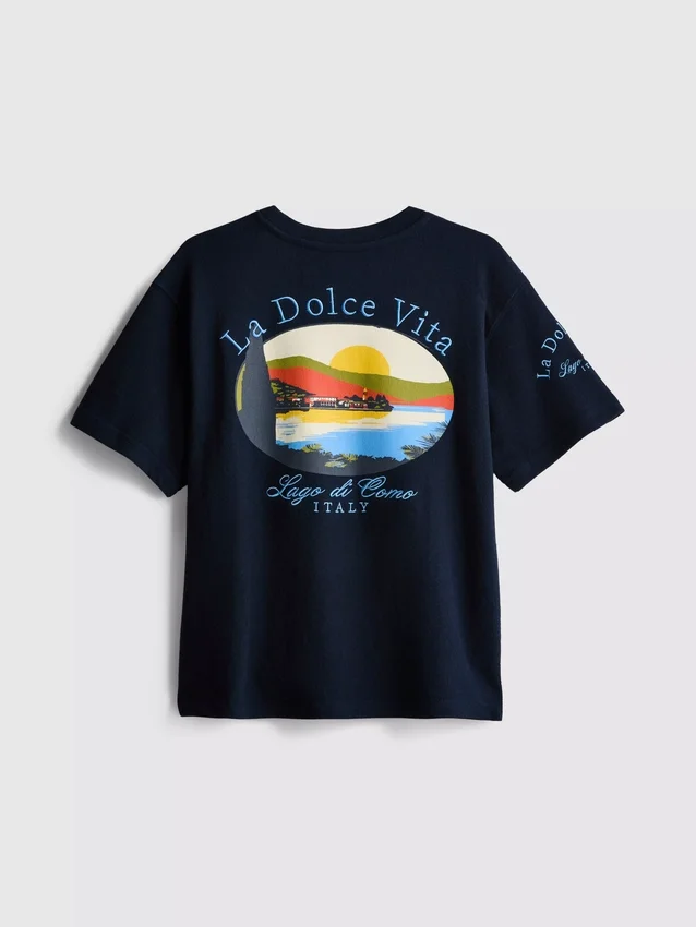 7–15 v. | Dolce Vita -grafiikkat-kauluspaita