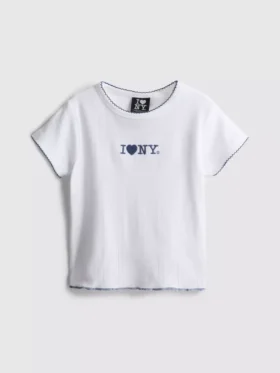 7–15 v. | ”I Love New York” -brodeerattu t-paita