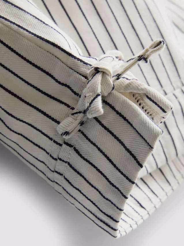 7–15 v. | raidallinen denim-hihaton toppi ja Shortsit -seti