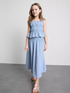 7–15 v. | ruudullinen midi-hame