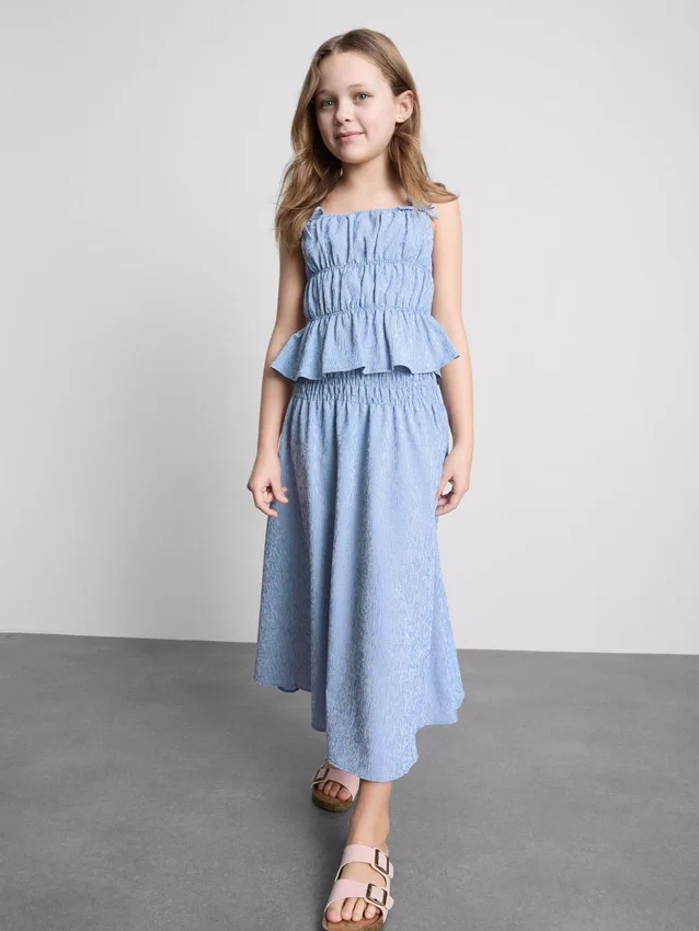 7–15 v. | ruudullinen midi-hame