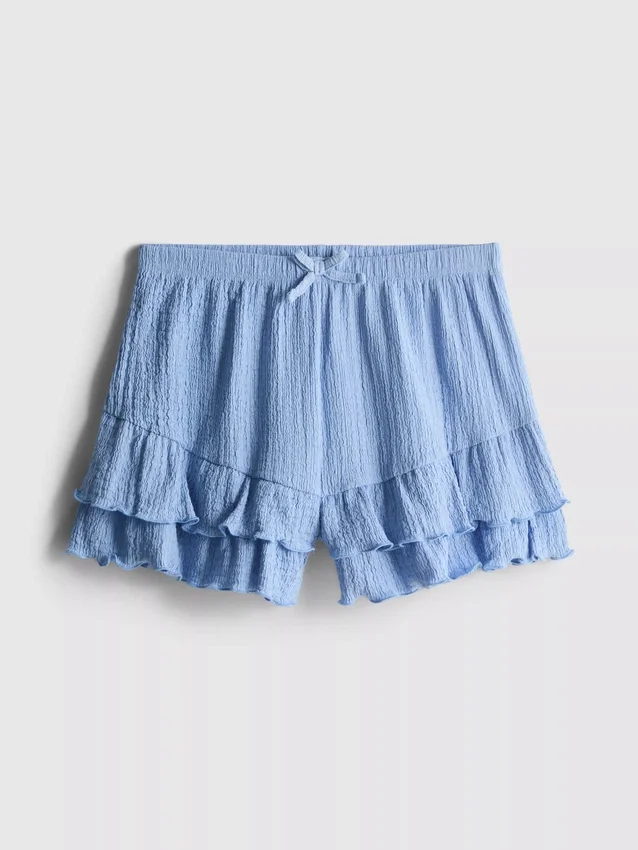 7–15 v. | ryppyiset kerrokselliset shortsit