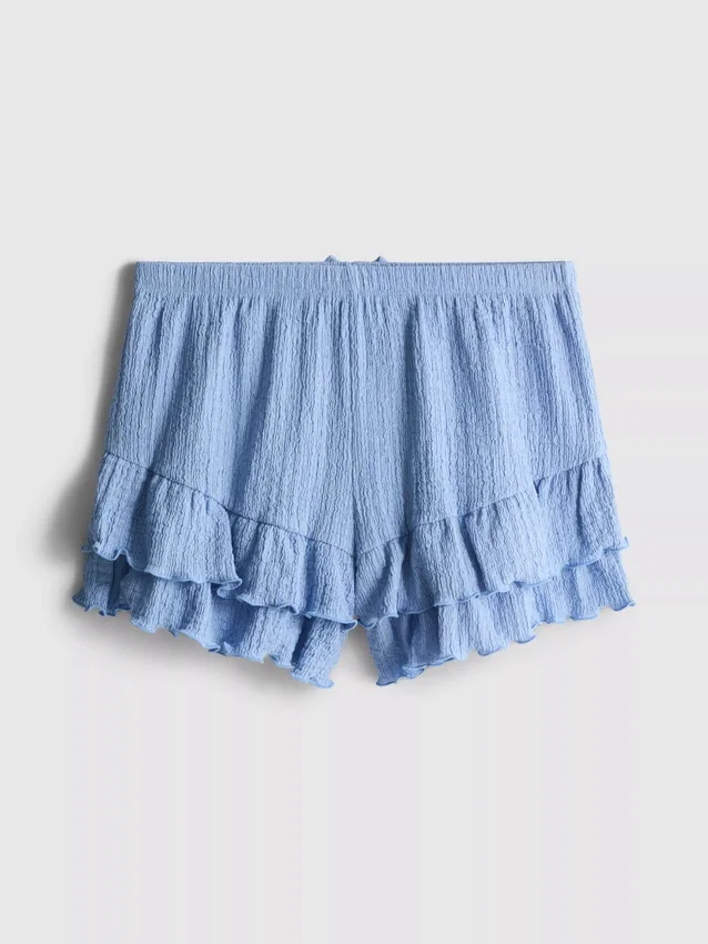 7–15 v. | ryppyiset kerrokselliset shortsit