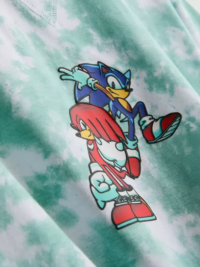 7–15 v. | Sonic the Hedgehog -tie-dye-kauluspaidat