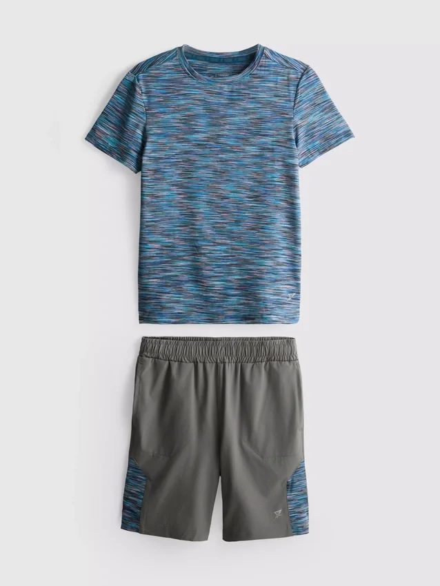7–15 v. | urheilullinen t-paita- ja shortsisetti