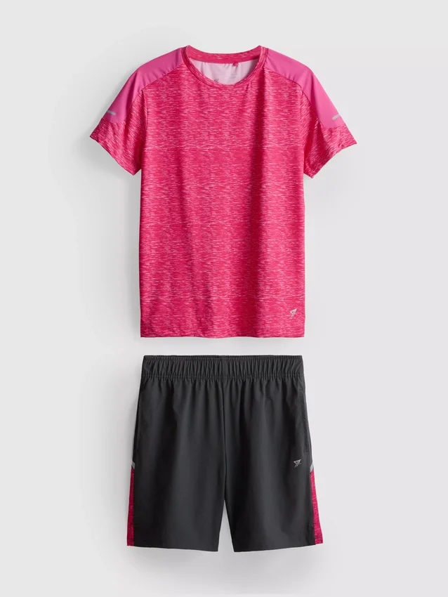 7–15 v. | urheilullinen t-paita- ja shortsisetti