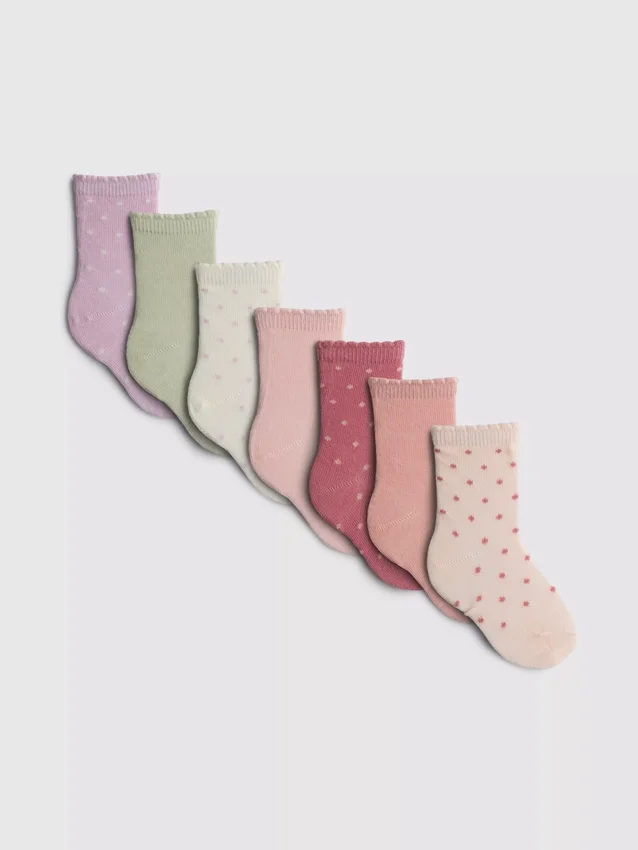 7pk täpläsukat