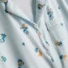 Aamiaiskuvioiset lyhyet boyfriend-pyjamat