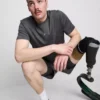Aktiivinen teksturoitu t-paita