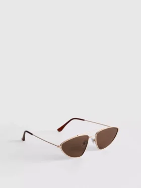 Aviator-tyyliset metallikehyksiset aurinkolasit