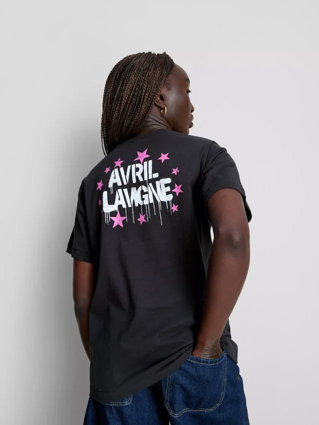 Avril Lavignen graafinen puuvillapaita