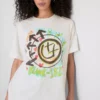 Blink 182:n rento puuvillainen logopaita