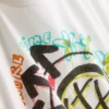 Blink 182:n rento puuvillainen logopaita