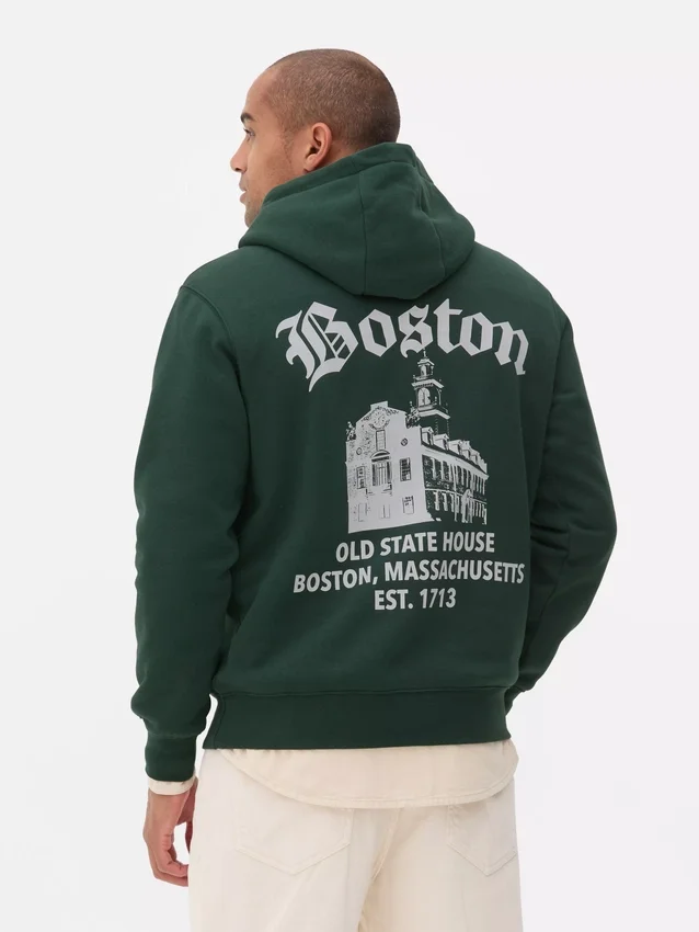 Boston-grafiikkahuppari