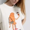 Bouffants and Broken Hearts -puuvillainen croissant-t-paita
