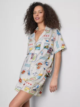 Boyfriend-malliset lyhyet pyjamat