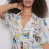 Boyfriend-malliset lyhyet pyjamat