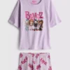 Bratz-puuvillaiset graafiset lyhythihaiset pyjamat