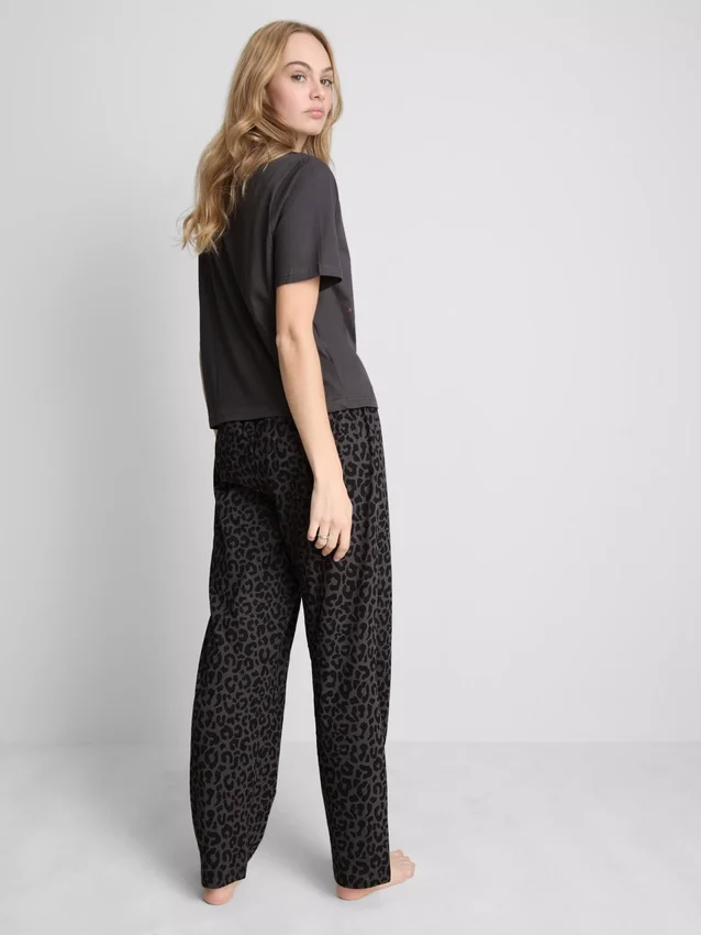 Bratz-puuvillaiset leopardikuvioiset pyjamat