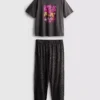 Bratz-puuvillaiset leopardikuvioiset pyjamat
