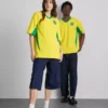 Brazil-lyhythihainen verkkopaita
