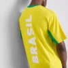 Brazil-lyhythihainen verkkopaita
