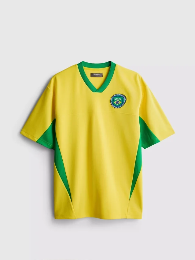 Brazil-lyhythihainen verkkopaita
