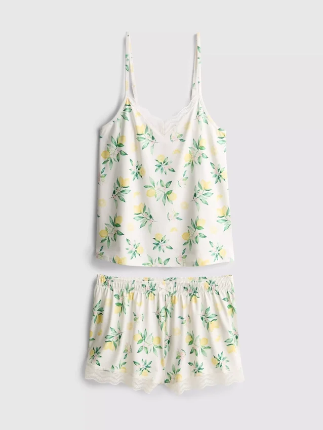 Cami-paita ja shortsit -pyjamat