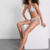 Daisy-koristeiset gingham-bikinialushousut