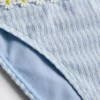 Daisy-koristeiset gingham-bikinialushousut