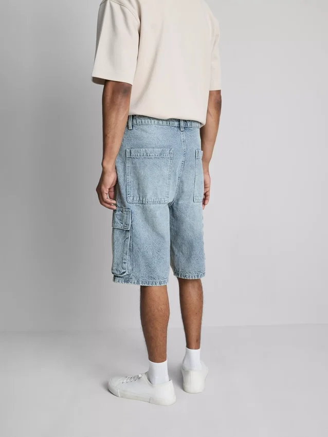 Denim-cargoshortsit