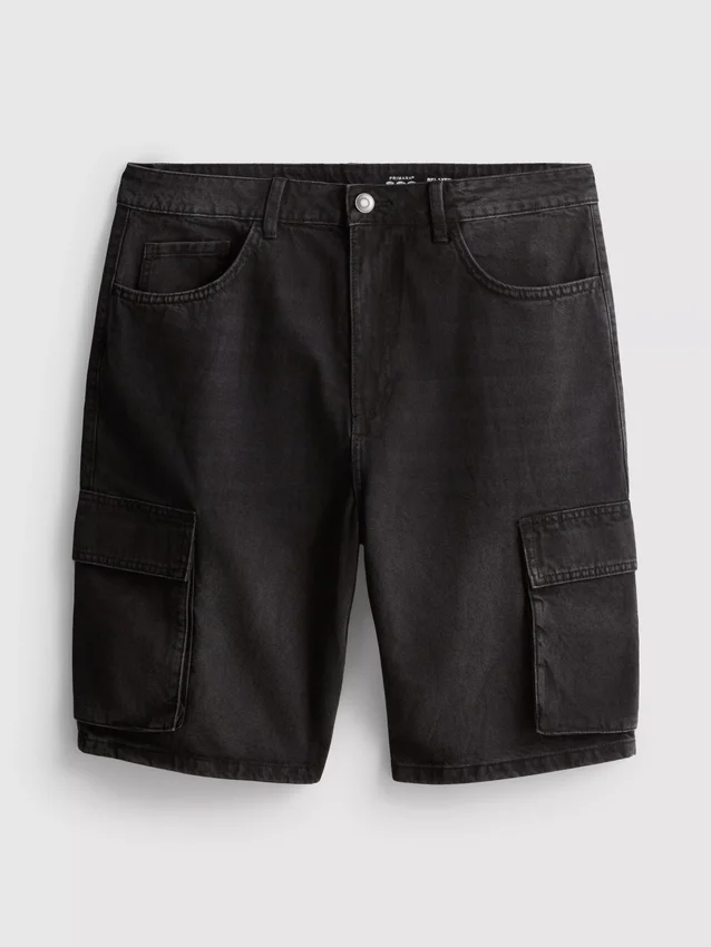 Denim-cargoshortsit