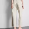 Denim-cropped-farkut, leveät lahkeet