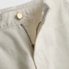 Denim-cropped-farkut, leveät lahkeet