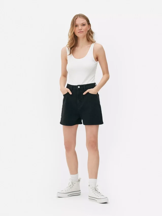 Denim-mom-shortsit