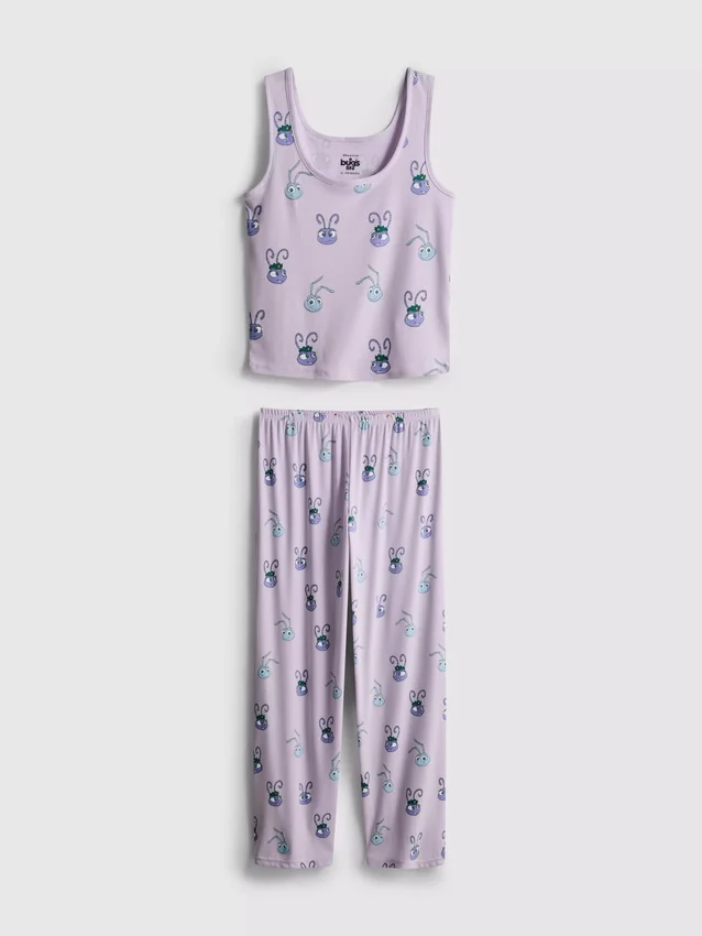 Disney Pixarin A Bug’s Life -pyjamat, jossa on ribbineulottu tankkitoppi