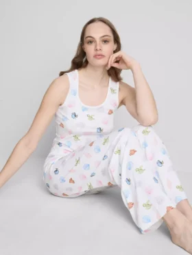 Disney Pixarin Finding Nemo -pyjamat, jossa on puuvillapitoinen graafinen toppi