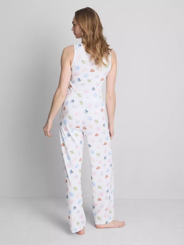 Disney Pixarin Finding Nemo -pyjamat, jossa on puuvillapitoinen graafinen toppi